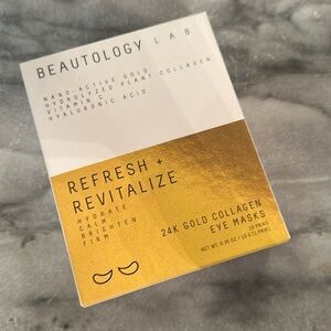 Beautology Lab 24K Gold Collagen Eye Masks NEW IN BOX